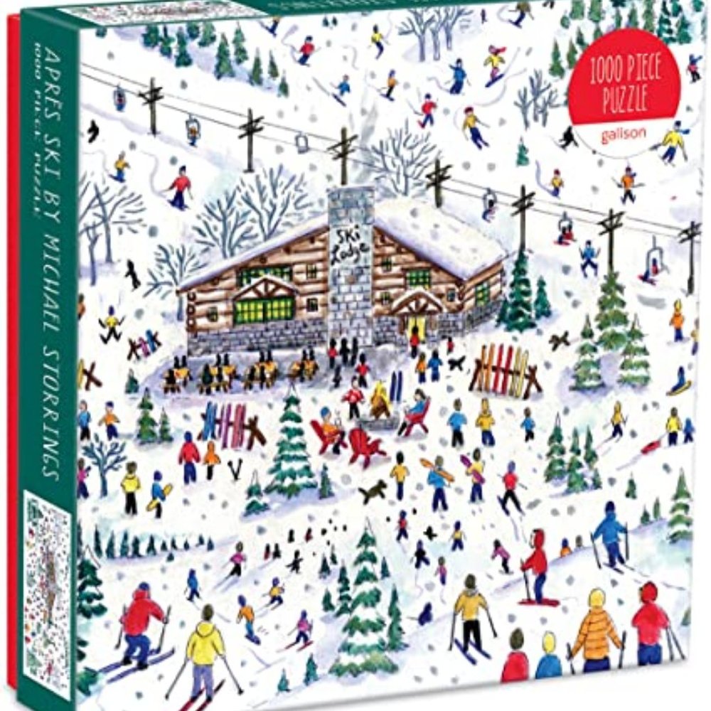Galison Michael Storrings Apres Ski 1000 Piece Puzzle